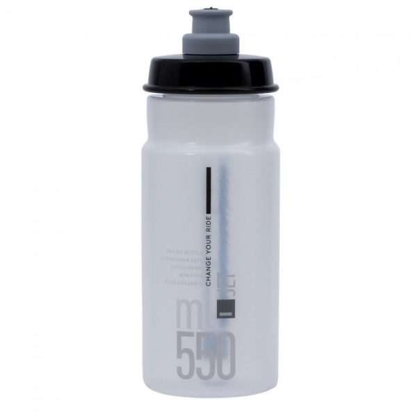 Anfora Elite Jet Transparente Logo Gris 550ml