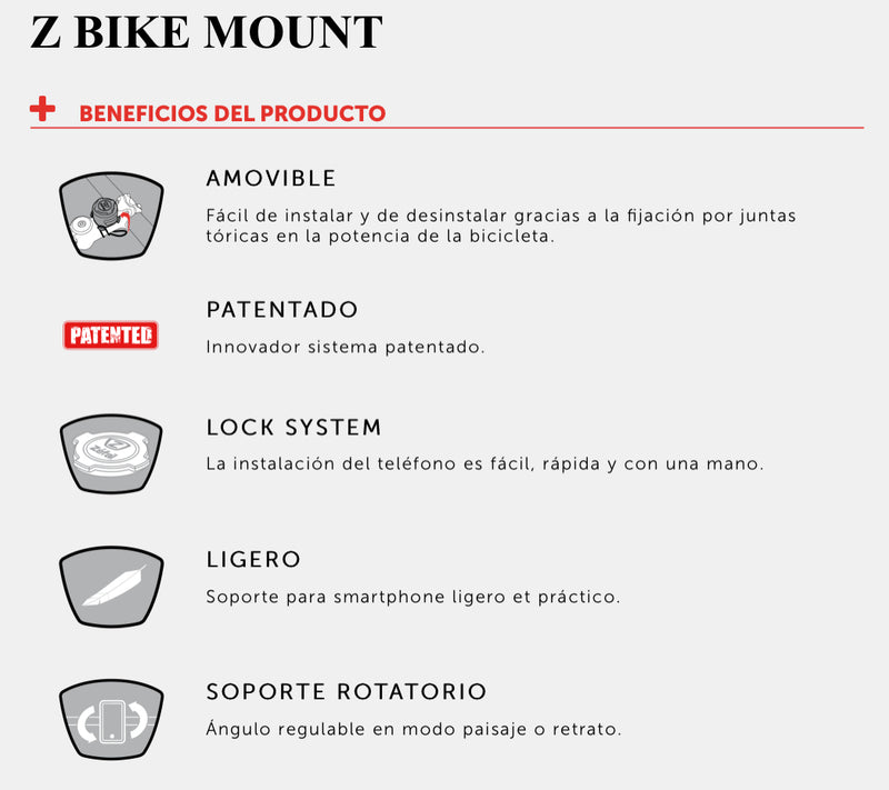 ZEFAL Montura al Manubrio Z BIKE MOUNT