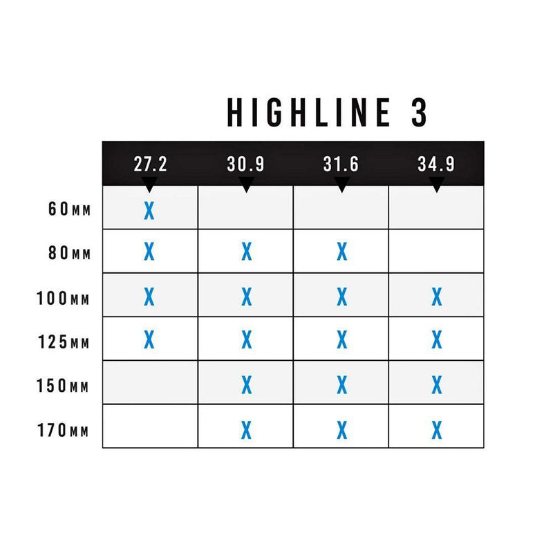 CRANKBROTHERS Poste Asiento Highline 3 - 170 mm