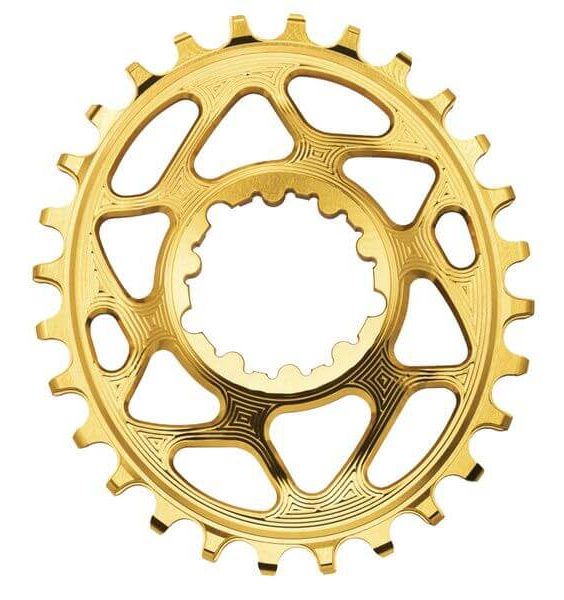 Absolute Black OVAL BOOST SRAM 3MM OFFSET Gold 32T