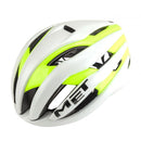 Met Casco Trenta Blanco/Amarillo Fluorescente