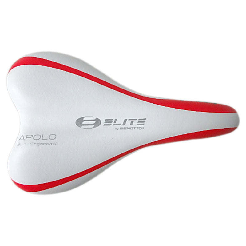 Asiento ELITE APOLO sin Broche 264x152mm Blanco/Rojo D250