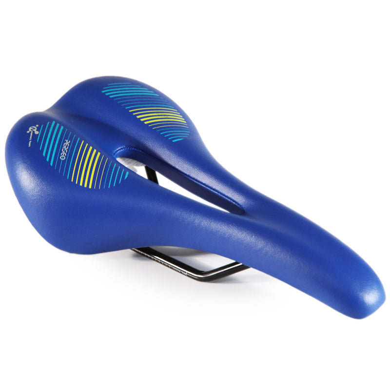 Asiento ELITE Ruta/Montaña PERSEO sin Broche 273X144mm Memory Foam Azul Noche