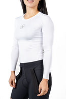 Base Layer Manga Larga – Mujer - Blanco