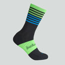 CALCETAS BELLWETHER UNISEX FUSION NEGRO/VERDE/AZUL GRANDE/EXTRA/GRANDE
