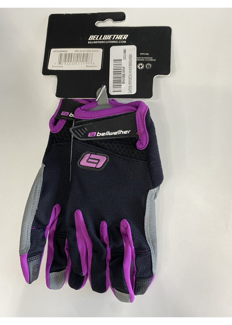 GUANTES BELLWETHER DIRECT DIAL PARA MUJER NEGRO/FUCIA EXTRA CHCICO