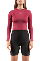 Base Layer Manga Larga – Mujer - Burgundy