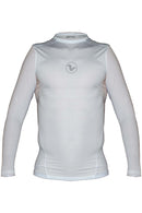 Base Layer Ciclismo Manga Larga  Hombre - Blanco