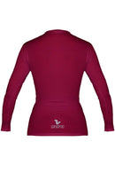 Base Layer Manga Larga – Mujer - Burgundy