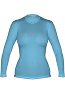Base Layer Manga Larga – Mujer - Celeste