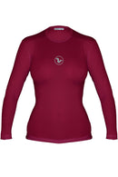 Base Layer Manga Larga – Mujer - Burgundy
