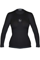 Base Layer Manga Larga – Mujer - Negro