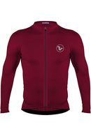Jersey Basic Manga Larga - Hombre - Burgundy