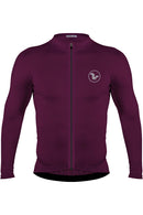 Jersey Basic Manga Larga - Hombre - Morado Oscuro