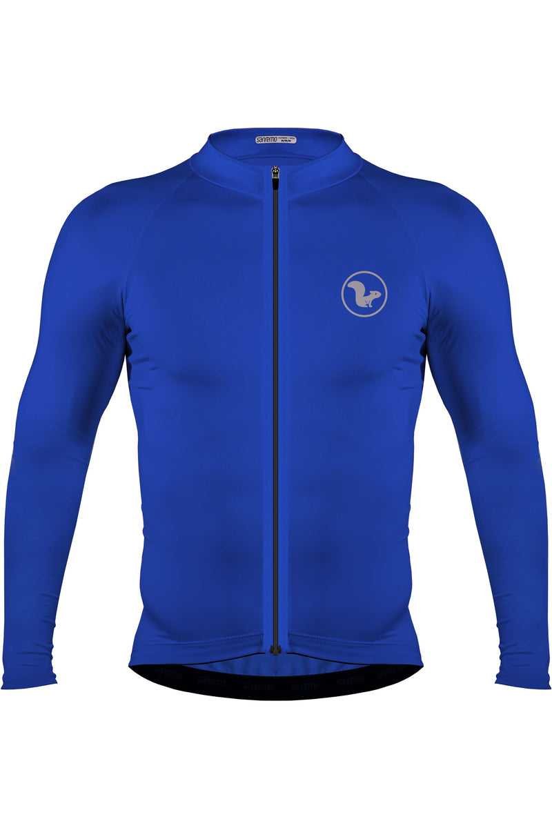Jersey Basic Manga Larga - Hombre - Azul Rey