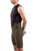 Bib Short Strade Verde  - Hombre
