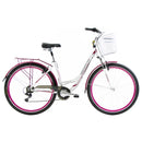 Bicicleta BENOTTO City COSENZA R700C 7V. Mujer FS Shimano Frenos 'V' Aluminio Blanco Talla:UN