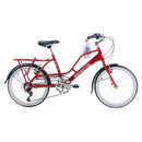 Bicicleta BENOTTO City MAILLY R20 7V. Unisex Frenos 'V' Aluminio Rojo Talla:UN