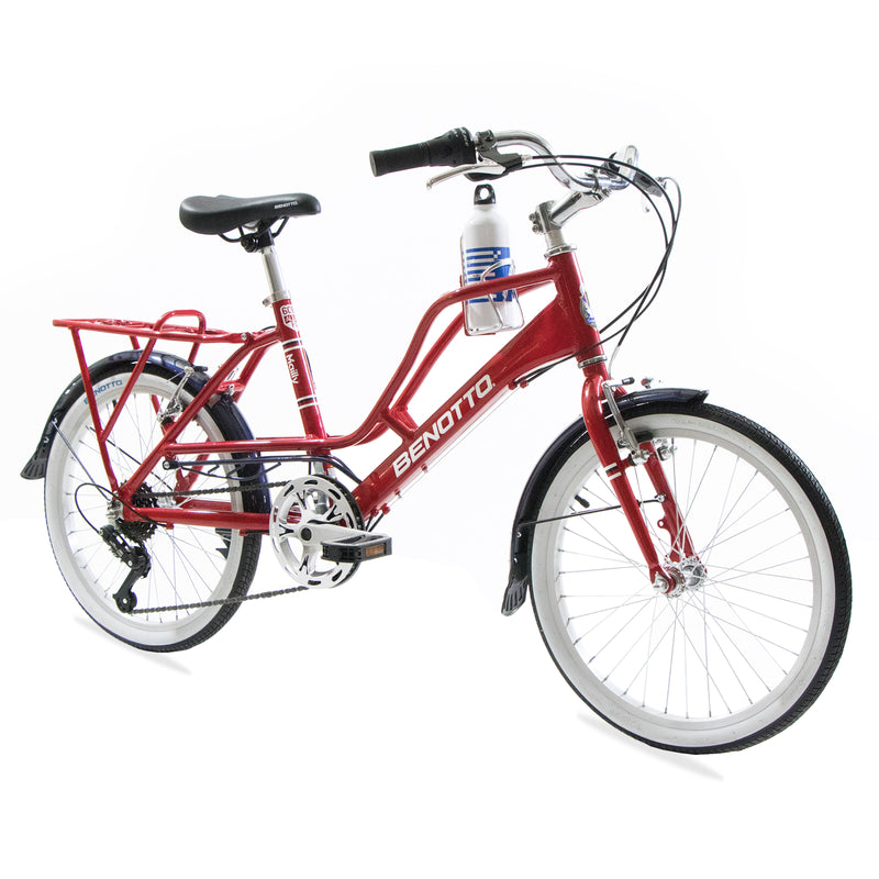 Bicicleta BENOTTO City MAILLY R20 7V. Unisex Frenos 'V' Aluminio Rojo Talla:UN