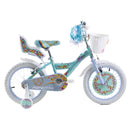 Bicicleta BENOTTO BMX FLOWER POWER R16 1V. Niña Frenos 'V' Ruedas Laterales Acero Aqua Claro/Azul Lila Talla:UN