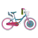 Bicicleta BENOTTO Cross FLOWER POWER R20 1V. Niña Frenos 'V' Acero Aqua/Rosa Brillante Talla:UN