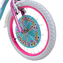 Bicicleta BENOTTO Cross FLOWER POWER R20 1V. Niña Frenos 'V' Acero Aqua/Rosa Brillante Talla:UN