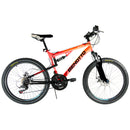 Bicicleta BENOTTO Montaña BLACKCOMB R26 21V. Hombre DS Frenos Doble Disco Mecanico Acero Naranja/Negro Talla:UN