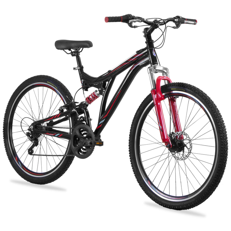 Bicicleta BENOTTO Montaña DS-500 R27.5 21V. Hombre Frenos Delantero Disco Mecanico/Trasero 'V' Aluminio Negro/Rojo Talla:UN