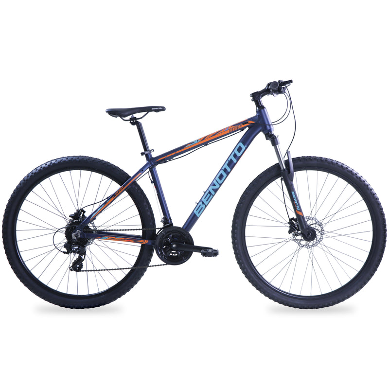 Bicicleta BENOTTO Montaña GERRY R29 24V. Hombre FS Frenos Doble Disco Hidraulico Aluminio Azul/Negro Talla:UN
