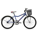 Bicicleta BENOTTO Montaña KYRA R24 1V. Mujer Frenos 'V' Acero Azul/Blanco Talla:UN