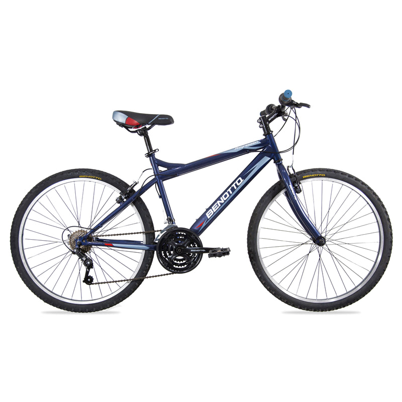 Bicicleta BENOTTO Montaña PROGRESSION R26 21V. Hombre Frenos 'V' Acero Azul Morado Talla:UN