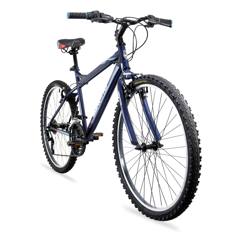 Bicicleta BENOTTO Montaña PROGRESSION R26 21V. Hombre Frenos 'V' Acero Azul Morado Talla:UN