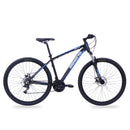Bicicleta BENOTTO Montaña RC-9 R29 21V. Hombre FS Frenos Doble Disco Mecanico Aluminio Negro/Aqua Talla:UN