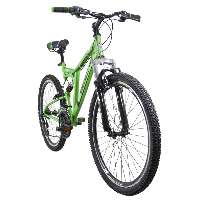 Bicicleta BENOTTO Montaña SNIPER R27.5 21V. Hombre DS Frenos 'V' Acero Verde/Negro Talla:UN