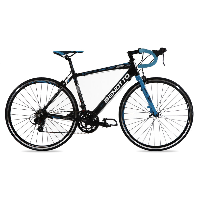 Bicicleta BENOTTO Ruta 850 R700 14V. Shimano Frenos Horquilla Aluminio Negro/Azul Talla:48