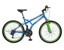 Bicicleta BENOTTO Montaña FIRE BACK R26 21V. Montaña Hombre FS Frenos 'V' Acero Azul/Verde Talla:UN