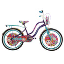 Bicicleta DISTROLLER Cross CHAMOY R20 1V. Niña Frenos Contra Pedal Salpicaderas-Timbre Acero Morado/Aqua Talla:UN