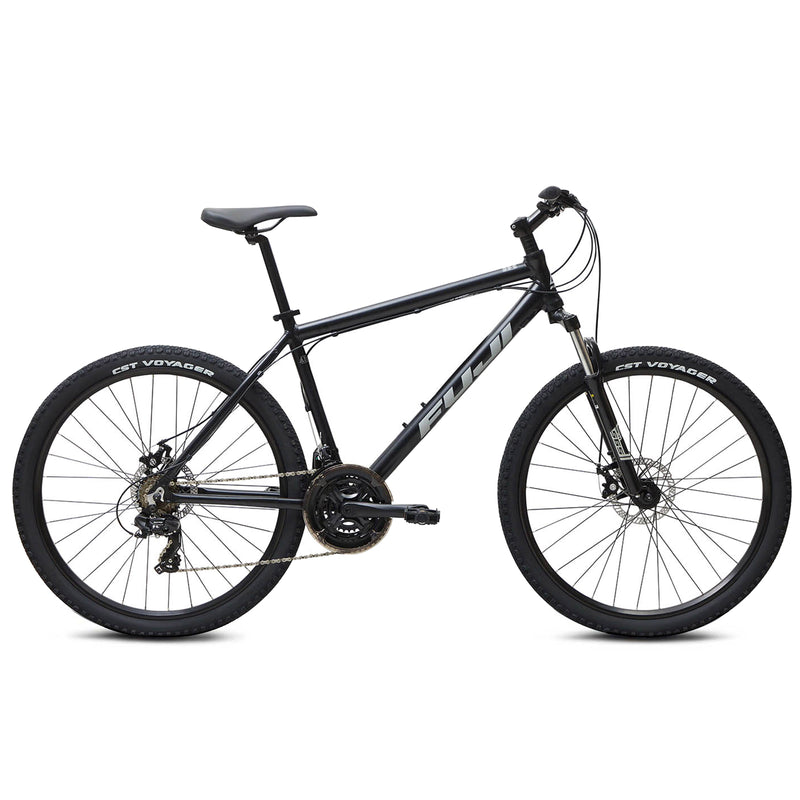 Bicicleta FUJI Montaña ADVENTURE R27.5 3x7 Unisex FS Frenos Doble Disco Mecanico Aluminio Negro Mate Talla:LL (19222395519)