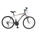 Bicicleta WOLF Montaña R26 18V. Hombre FS Frenos 'V' Acero Gris/Plata Talla:UN