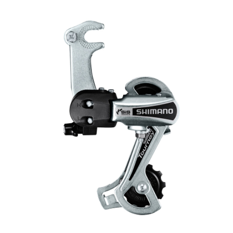 Cambio Trasero SHIMANO RD-TY21-B Ruta GS 6P. Mediano Max. 28D con Oreja Tourney SIS Plata