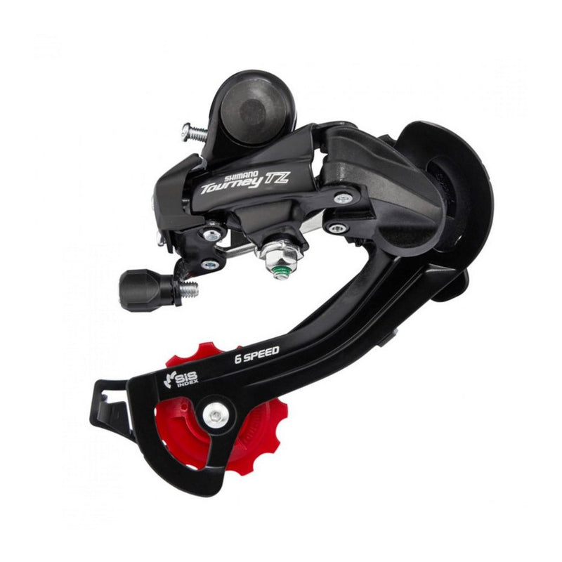 Cambio Trasero SHIMANO RD-TZ500 MTB 6P. Mediano Max. 28D Directo Tourney SIS Negro