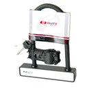 Candado ELITE "U-LOCK" 45HU 12mm 248X195X198X105 Negro/Cabezal Blanco con 2 llaves Reversibles y Soporte