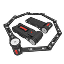 Candado ZEFAL K-TRAZ F16L Plegable 95cm 3xLlaves Porta-Candado Acero 4917B