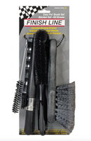 FINISH LINE Cepillo BRUSH SET para Limpieza 5 Piezas