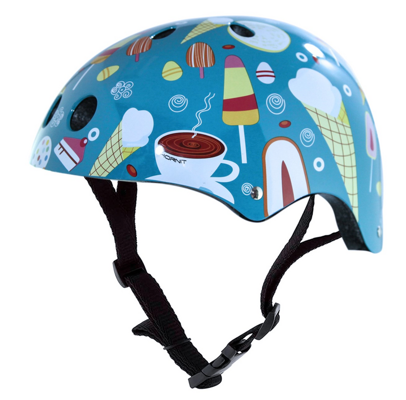 CLUG & HORNIT Casco Infantil con Luz Ice Creams