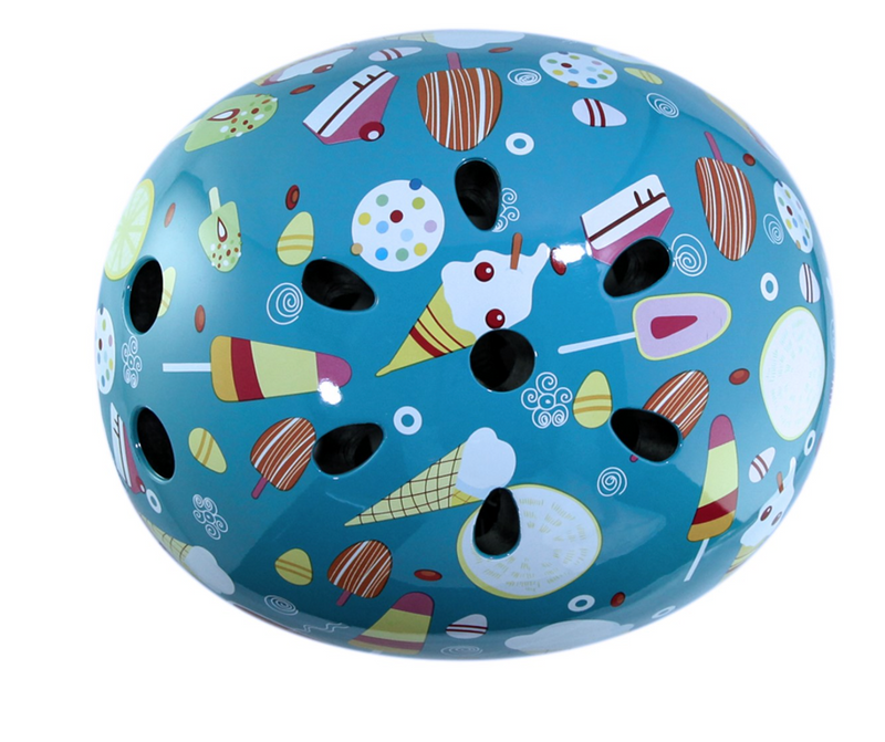 CLUG & HORNIT Casco Infantil con Luz Ice Creams