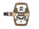 LOOK Pedal Trail Enduro X-TRACK EN-RAGE PLUS Contacto SPD Aluminio/CrMo Plataforma Bronze + Placas