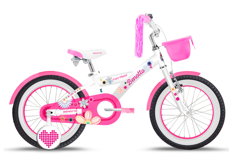 Bicicleta BENOTTO Cross BUILD MY BIKE R16 1V. Niña Frenos V/Contrapedal Acero Blanco Talla:UN
