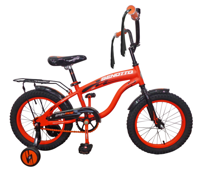 Bicicleta BENOTTO City EASY RIDE R16 1V. Niño Frenos Contrapedal Acero Naranja/Negro Talla:UN