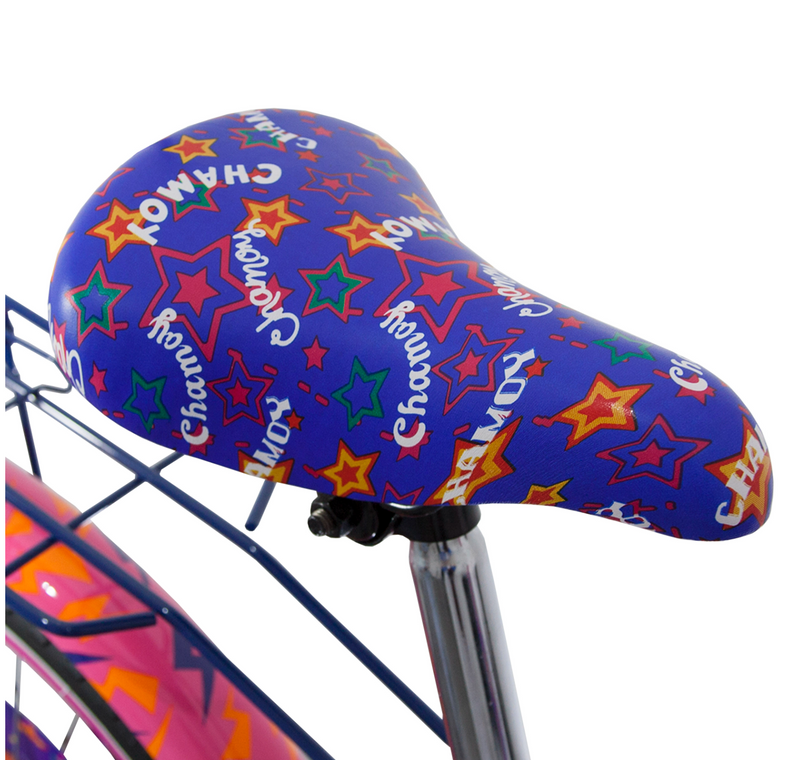 Bicicleta DISTROLLER Cross CHAMOY R20 1V. Niña Frenos Contra Pedal Salpicaderas-Timbre Acero Magenta/Azul Oscuro Tallla:UN